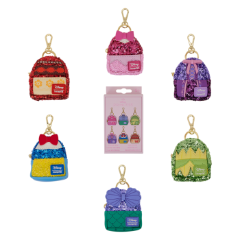 Disney Princess Exclusive Sequin Mystery Mini Backpack Keychain Charm