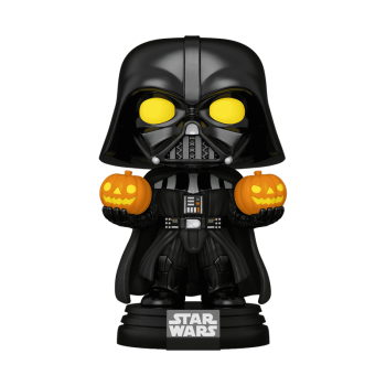 Pop! Super Light Up Darth Vader Holding Jack-O-Lanterns