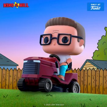 Pop! Rides Hank on Lawn Mower