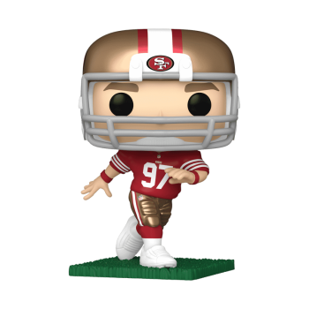 Pop! Nick Bosa (Running) (Red & Gold Uniform)
