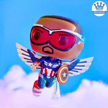 Pop! Captain America (Sam Wilson) (Flying)
