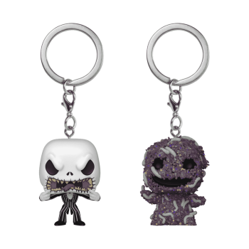 Pop! Keychain Jack Skellington & Oogie Boogie 2-Pack