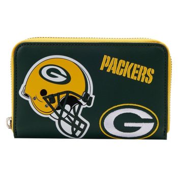 NFL Green Bay Packers Patches Zip Around Wallet