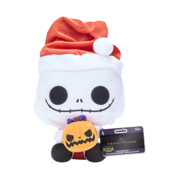 Santa Jack with Jack O Lantern Plush