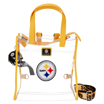 NFL Pittsburgh Steelers Clear Convertible Backpack & Tote Crossbody Stadium Bag
