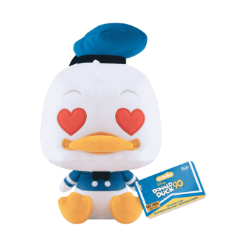 Donald Duck with Heart Eyes Plush
