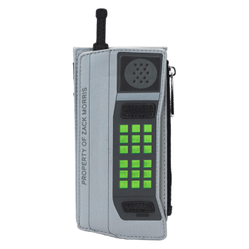 Saved By The Bell Zack Morris Retro Cell Phone Glow Large Card Holder