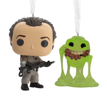 Dr. Peter Venkman & Slimer Ornament