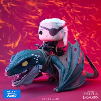 Pop! Rides Deluxe Aemond Targaryen with Vhagar