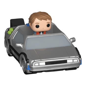 Bitty Pop! Rides Marty McFly and Time Machine