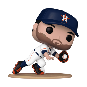 Pop! Jose Altuve Catching in White Jersey