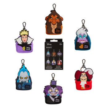Disney Villains Cosplay Mystery Mini Backpack Keychain Charm
