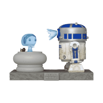 Pop! Deluxe R2-D2 and Princess Leia Hologram
